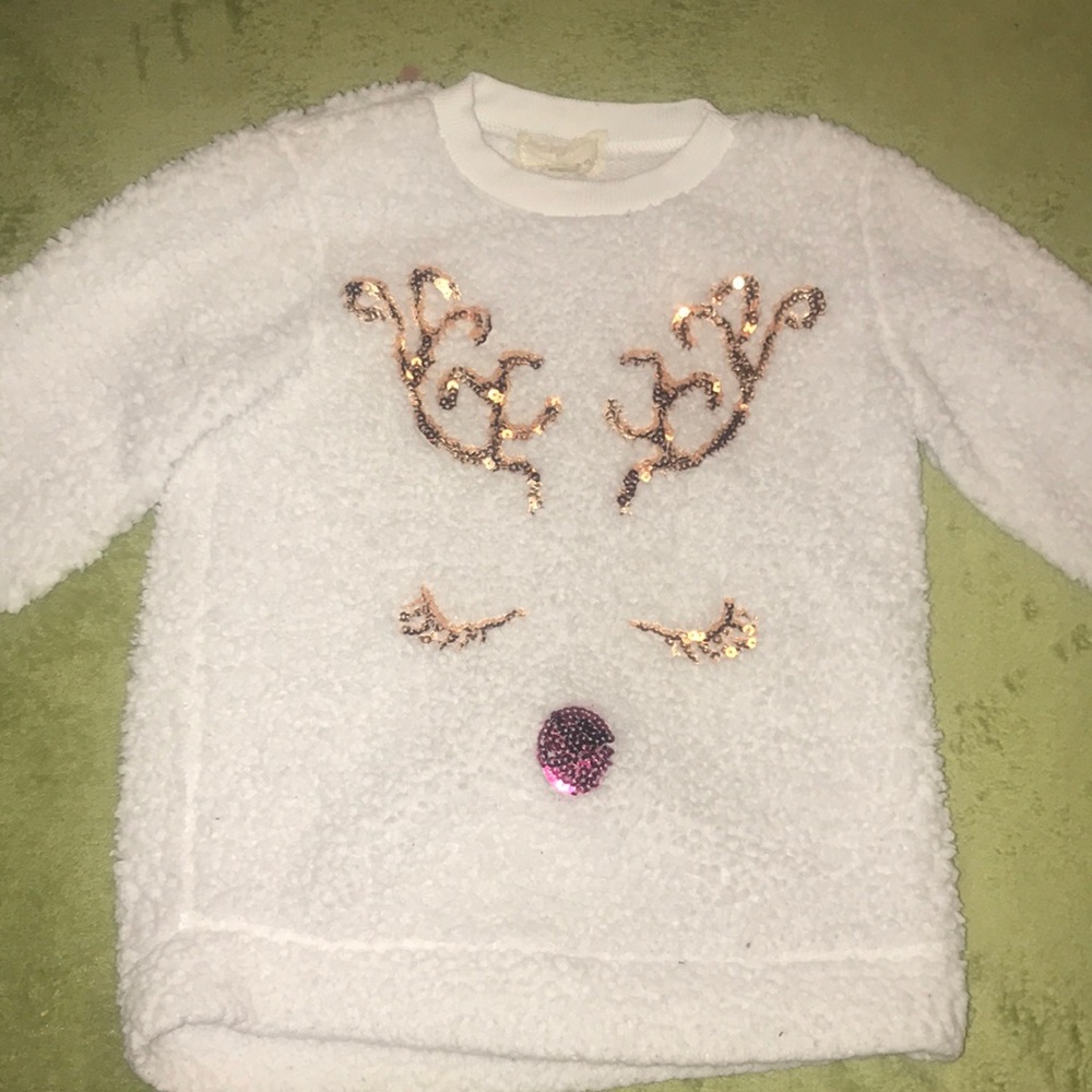 Rudolph sweater.